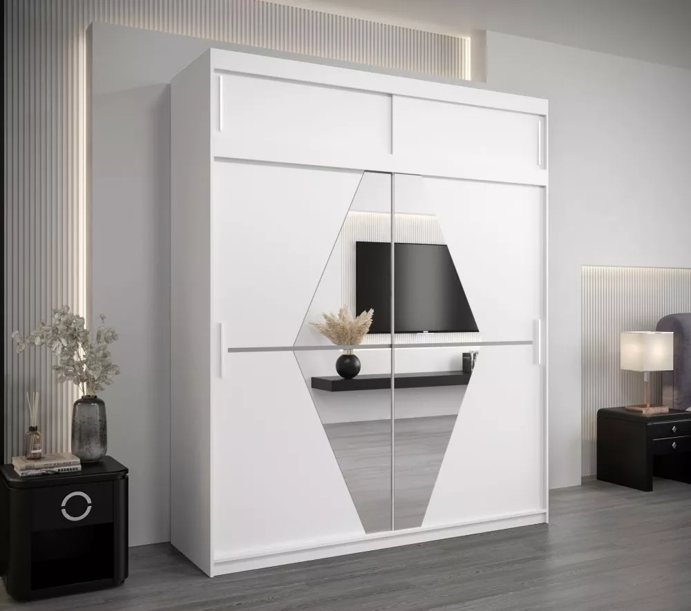 Skapis Boliwia Premium · Balts · 200 × 62 × 240 cm