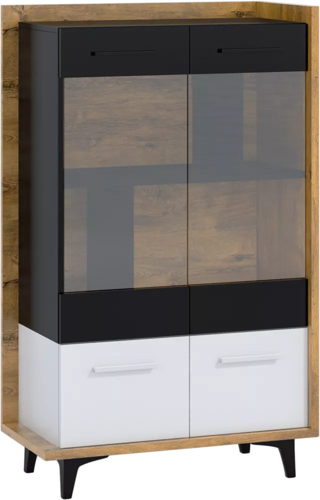 Sekcija Box W2D Korpusa krāsa: ozols burgund, · 85 × 42 × 139 cm
