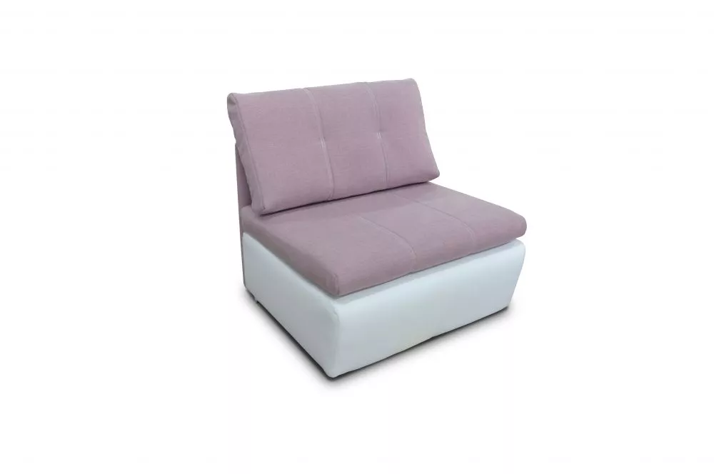 Dīvāns Rito Standard · Rozā + balts · 81 × 86 × 86 cm