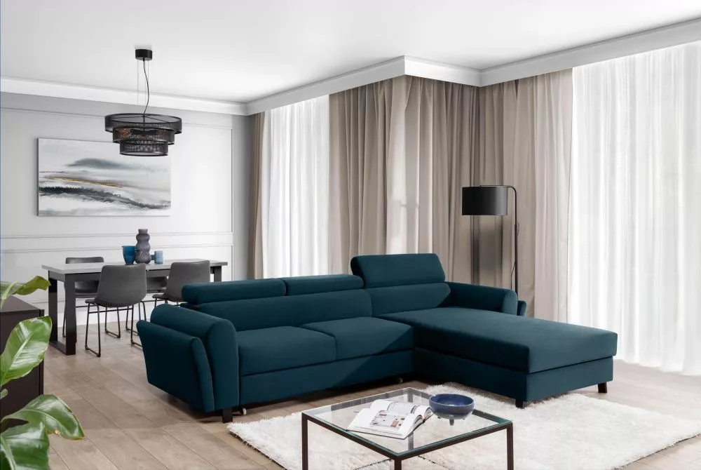 Dīvāns Mariall Premium standard · Zils · 200 × 288 × 76 cm