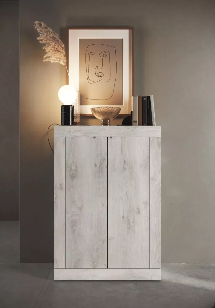 Kumode Basic G44 · Balināta priede · 78 × 35 × 116 cm