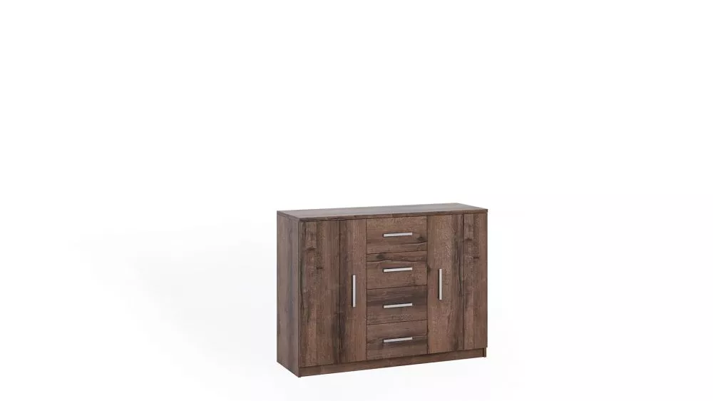Kumode Bono BO-01 · Tumšais ozols · 120 × 40 × 90 cm