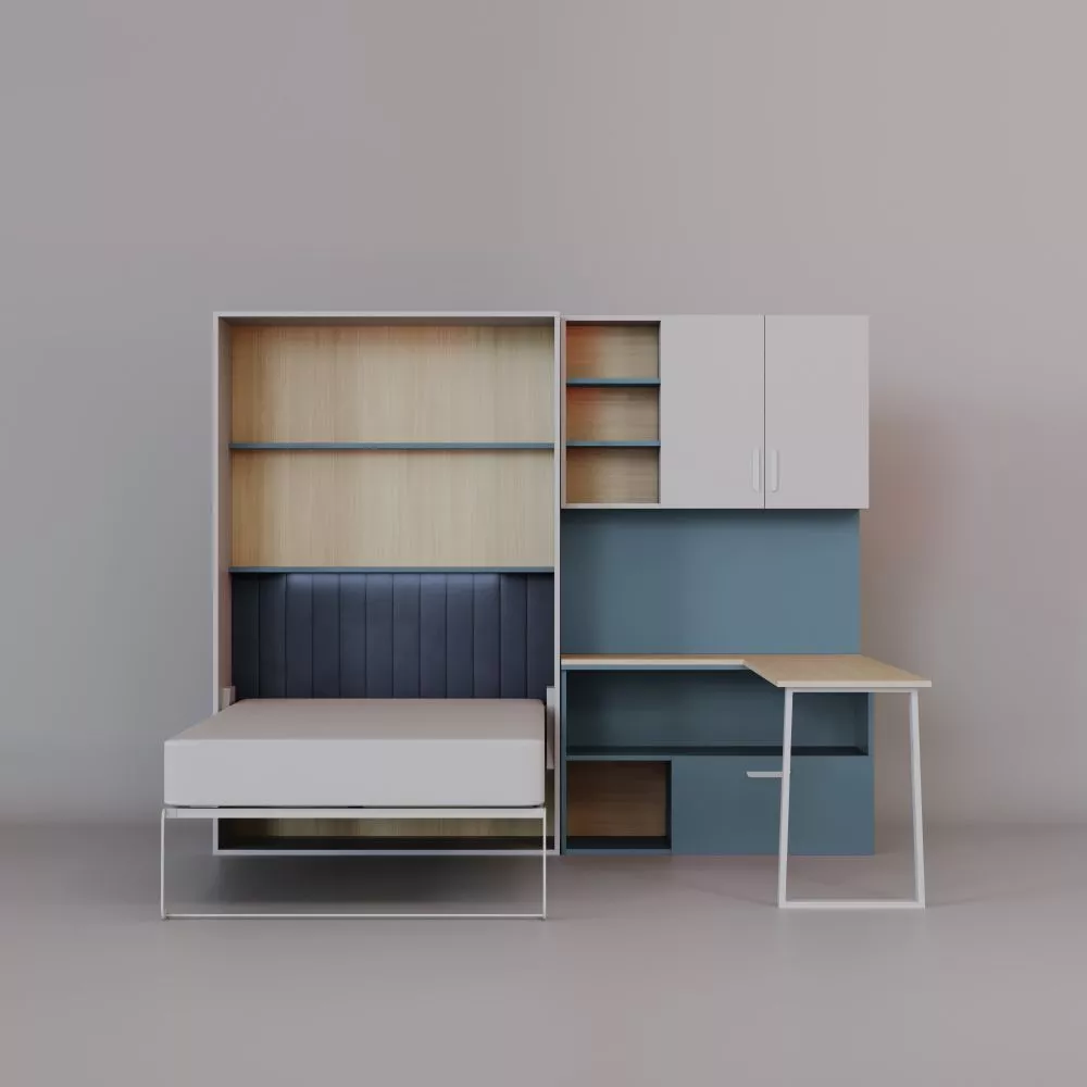 Bērnu gulta Lumio flexi B Guļamvietas platums: 120 cm, Guļamvietas garums: 200 cm, · 254 × 137 × 208.4 cm