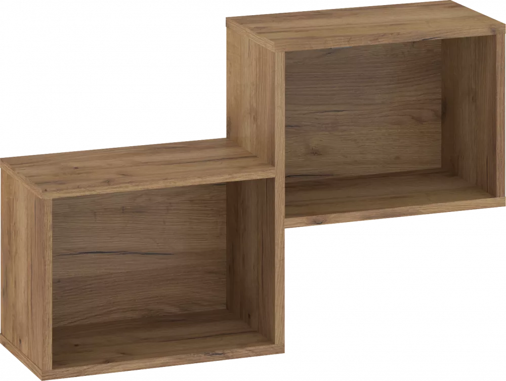 Plaukts Boss BOS-07 · Ozols craft zelts · 80 × 50 × 23 cm