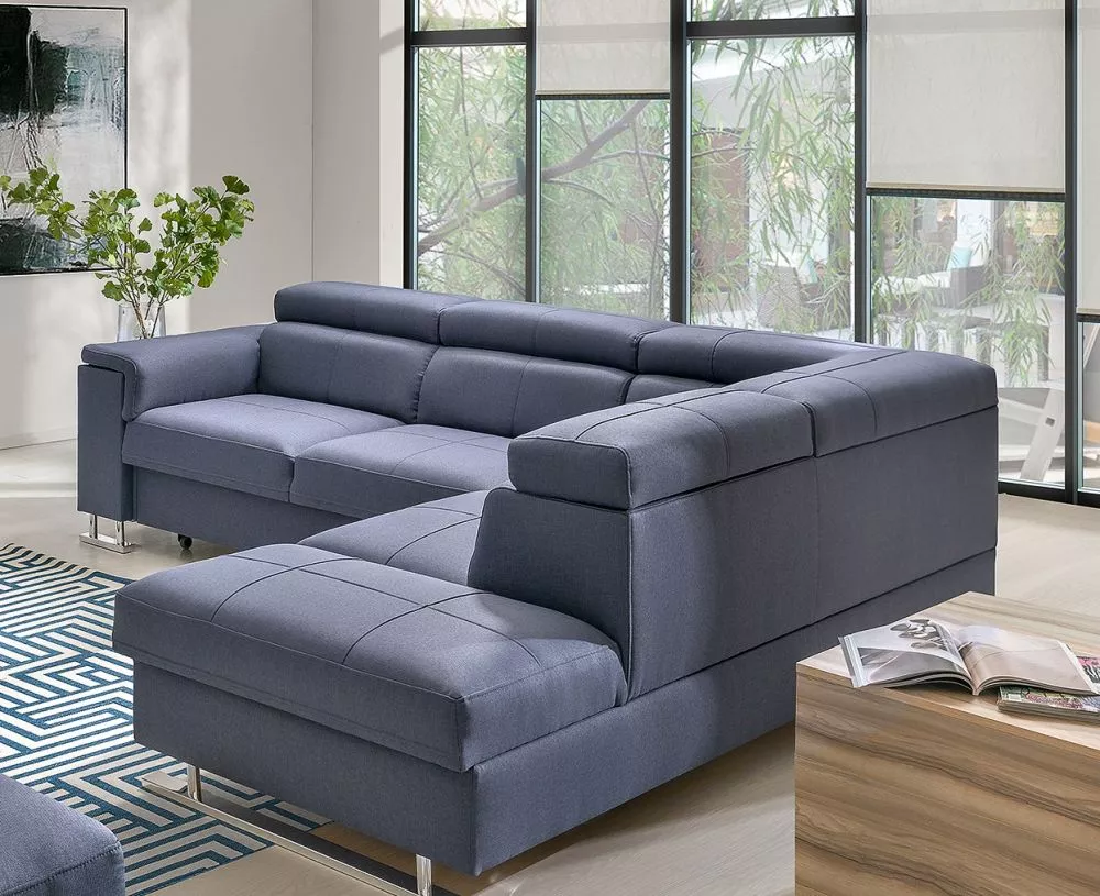 Dīvāns Boston 1 Relax standard · Zils · 226 × 271 × 81 cm