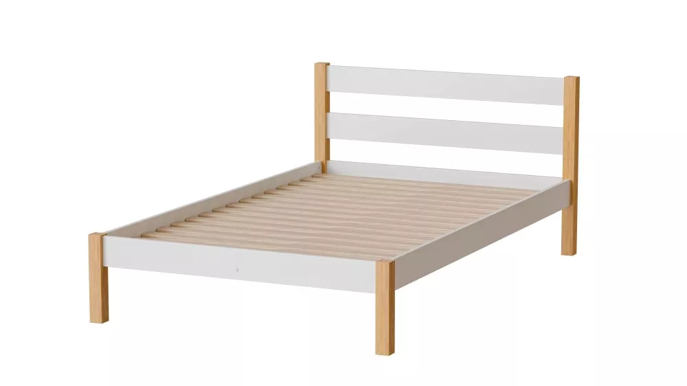 Gulta Inka ar stelāžu Guļamvietas platums: 120 cm, Korpusa krāsa: ozols, Guļamvietas garums: 200 cm, · 127.5 × 207.5 × 8