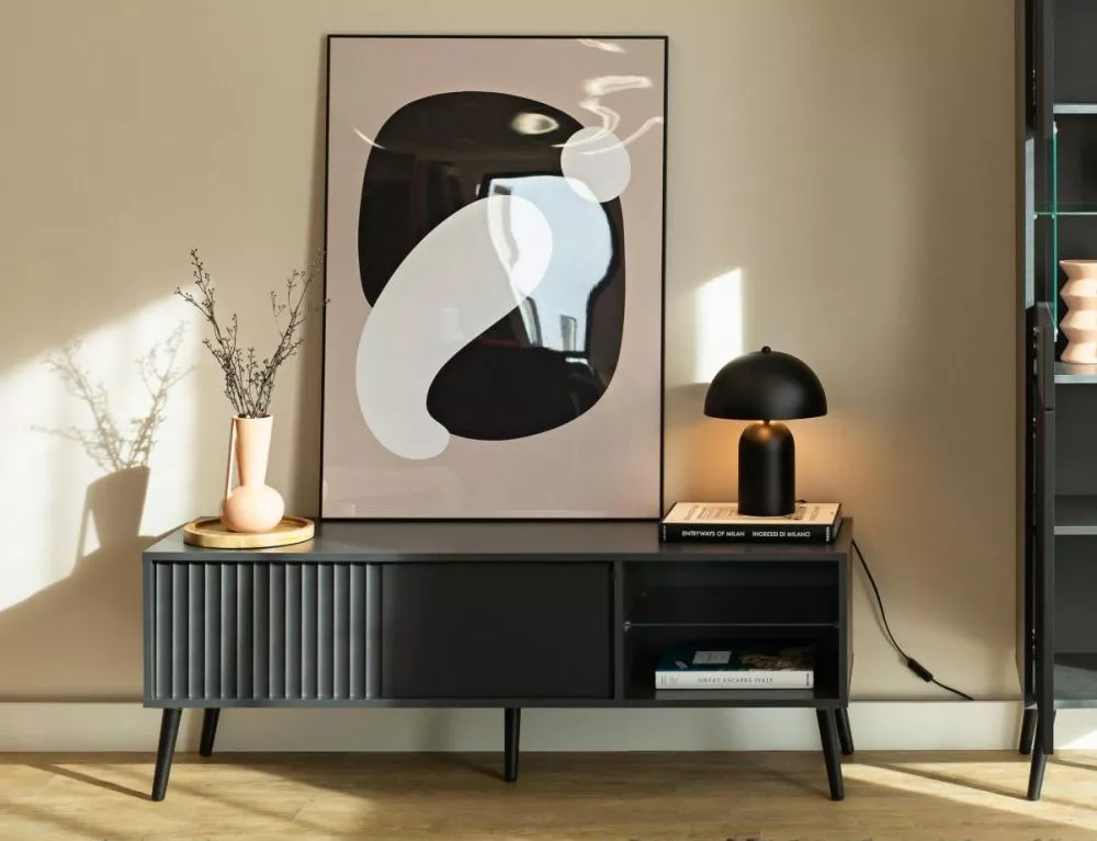 TV tumba Barcelona RTV135 · Antracīts · 135 × 40 × 48 cm