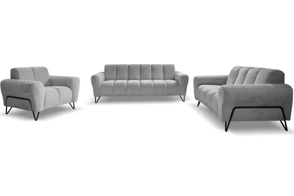 Komplekts Volare 1+2+3 Standard · Pelēks · 98 × 83 cm