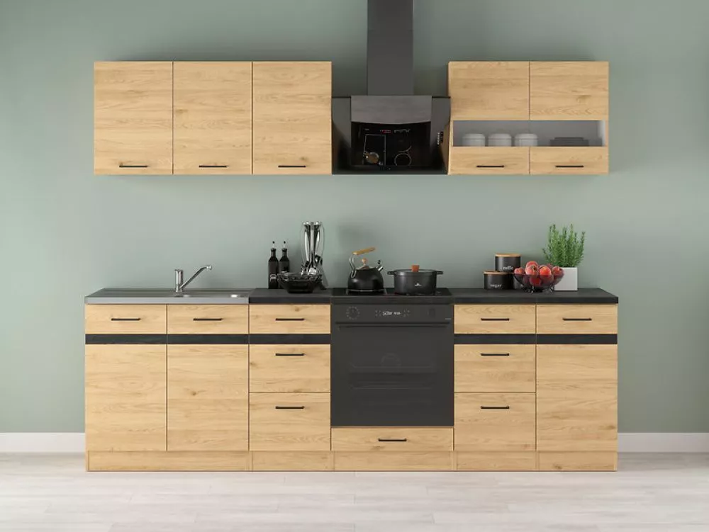 Virtuves komplekts Junona Line 260 Premium Materiāls : MDF + LKSP plātne,