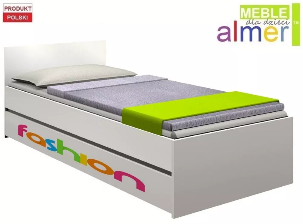 Bērnu gulta Fashion C15 ar stelāžu Guļamvietas platums: 90 cm, Guļamvietas garums: 200 cm, · 94 × 204 × 70 cm