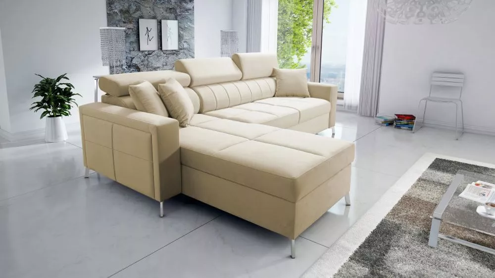 Dīvāns Side 1 Mini Standard · Krēma · 171 × 250 × 83 cm