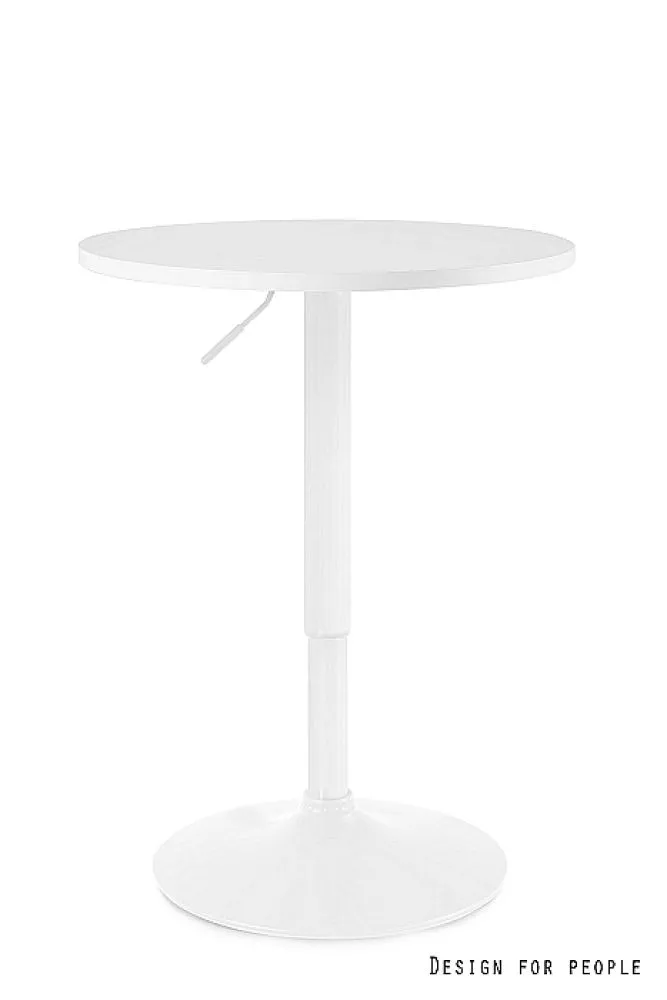 Galds Round Korpusa krāsa: balts, Elementu krāsa: balts, · 70 cm
