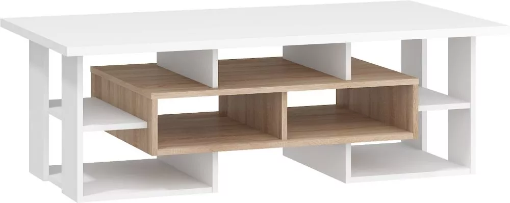 Žurnālgalds Rio 11 Korpusa krāsa: balts, · 130 × 68 × 68 × 44 cm