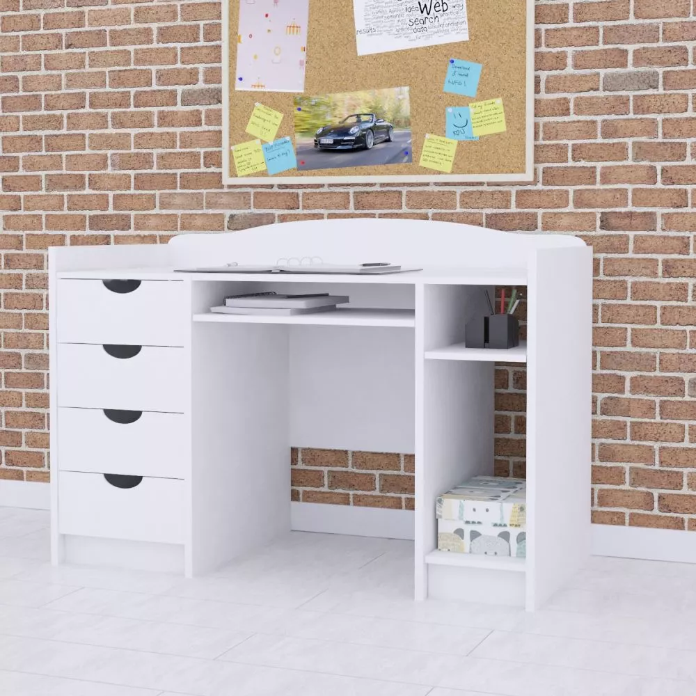 Bērnu rakstāmgalds Classic B02 Maksimālais augstums: 89 cm, · 125 × 75 × 60 cm