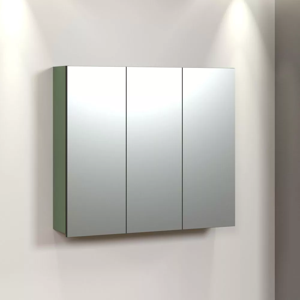 Vannas istabas skapītis Pure Green 405 · Zaļš · 90 × 80 × 20 cm