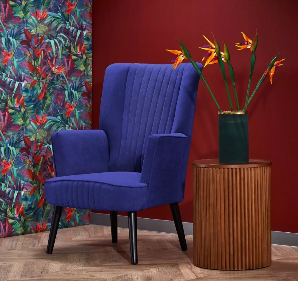 Krēsls Delgado comfort · Tumši zils · 100 × 75 × 70 cm