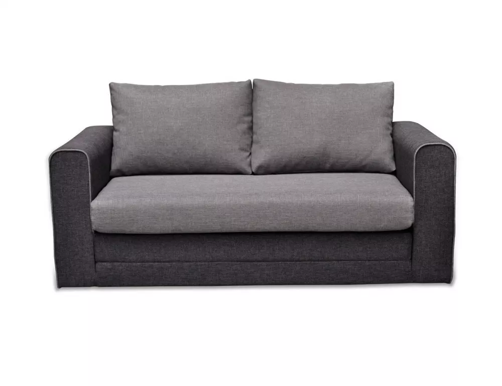 Dīvāns Hino Standard · Gaiši pelēks + tumši pelēks · 72 × 161 × 77 cm