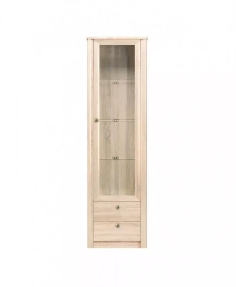 Sekcija Finezja F23 · Ozols sonoma · 62 × 41 × 202 cm