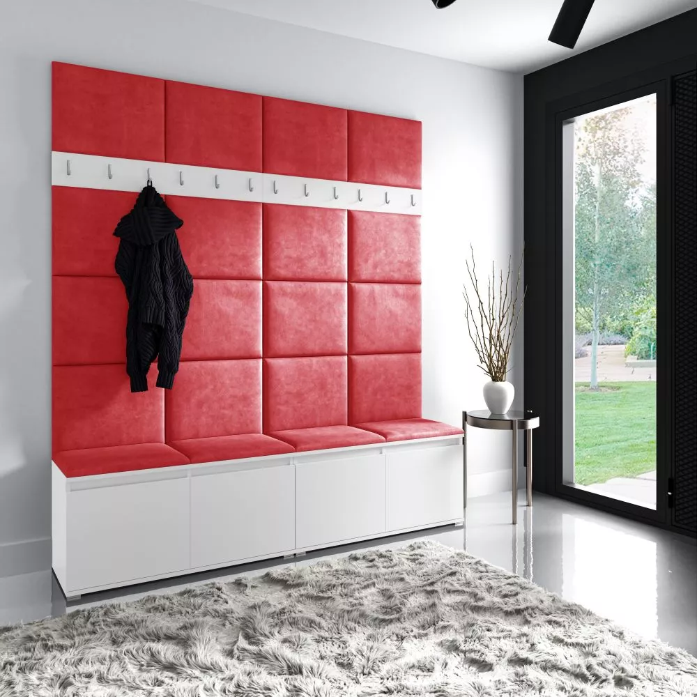 Apavu plaukts Emi 4 Trinity Korpusa krāsa: balts, · 200 × 225 × 40 cm