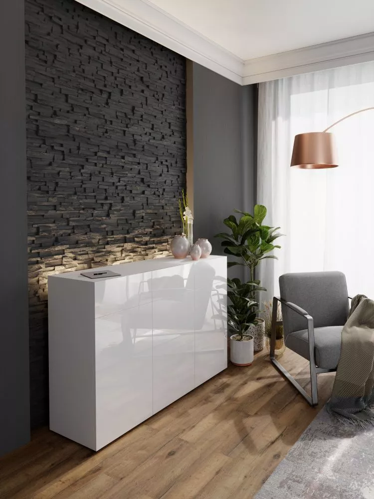 Kumode Box 13 · Balts · 138 × 38 × 92 cm