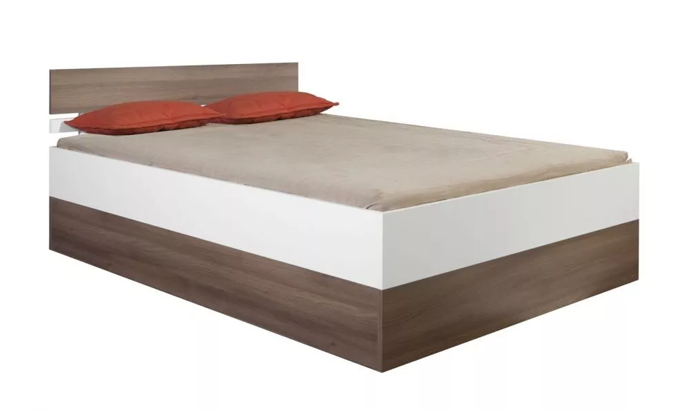 Gulta Flexy FX-24 ar stelāžu Guļamvietas platums: 140 cm, Korpusa krāsa: balts, Guļamvietas garums: 200 cm, · 144 × 204 