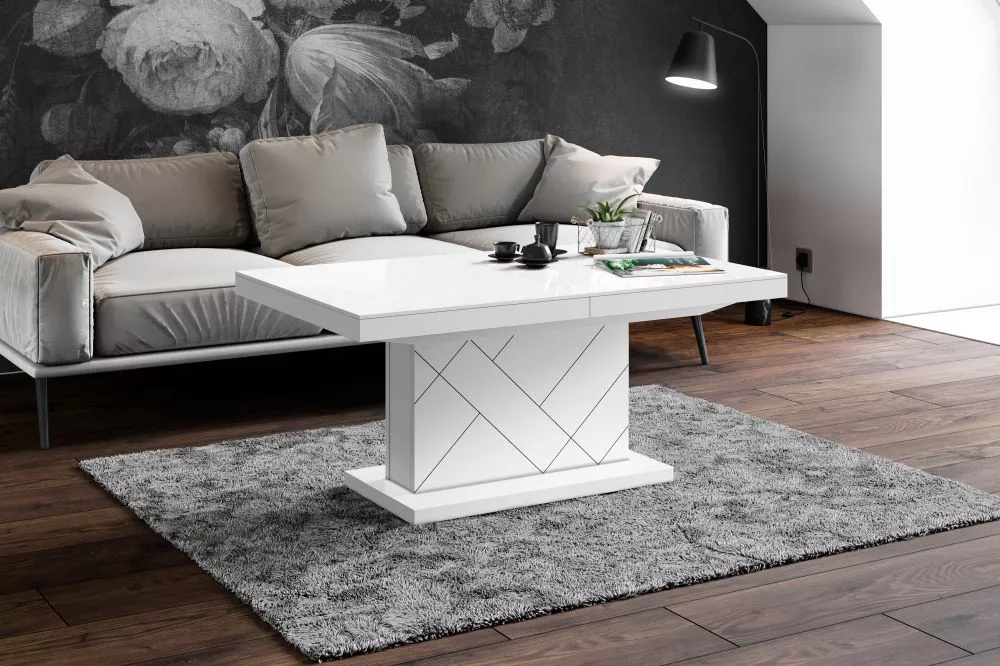 Žurnālgalds Matera Max Korpusa krāsa: balts, · 120 × 75 × 55 cm