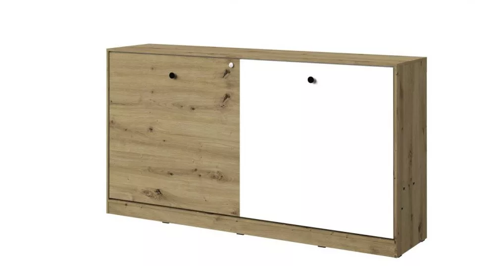Bērnu gulta Nero 16 90x200 ar stelāžu Guļamvietas platums: 90 cm, Guļamvietas garums: 200 cm, · 214 × 50 × 110 cm