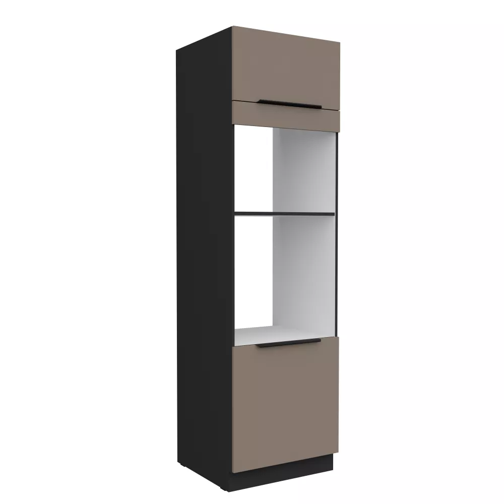 Virtuves skapis Aria Sandgrau 60 DPM-210 2F