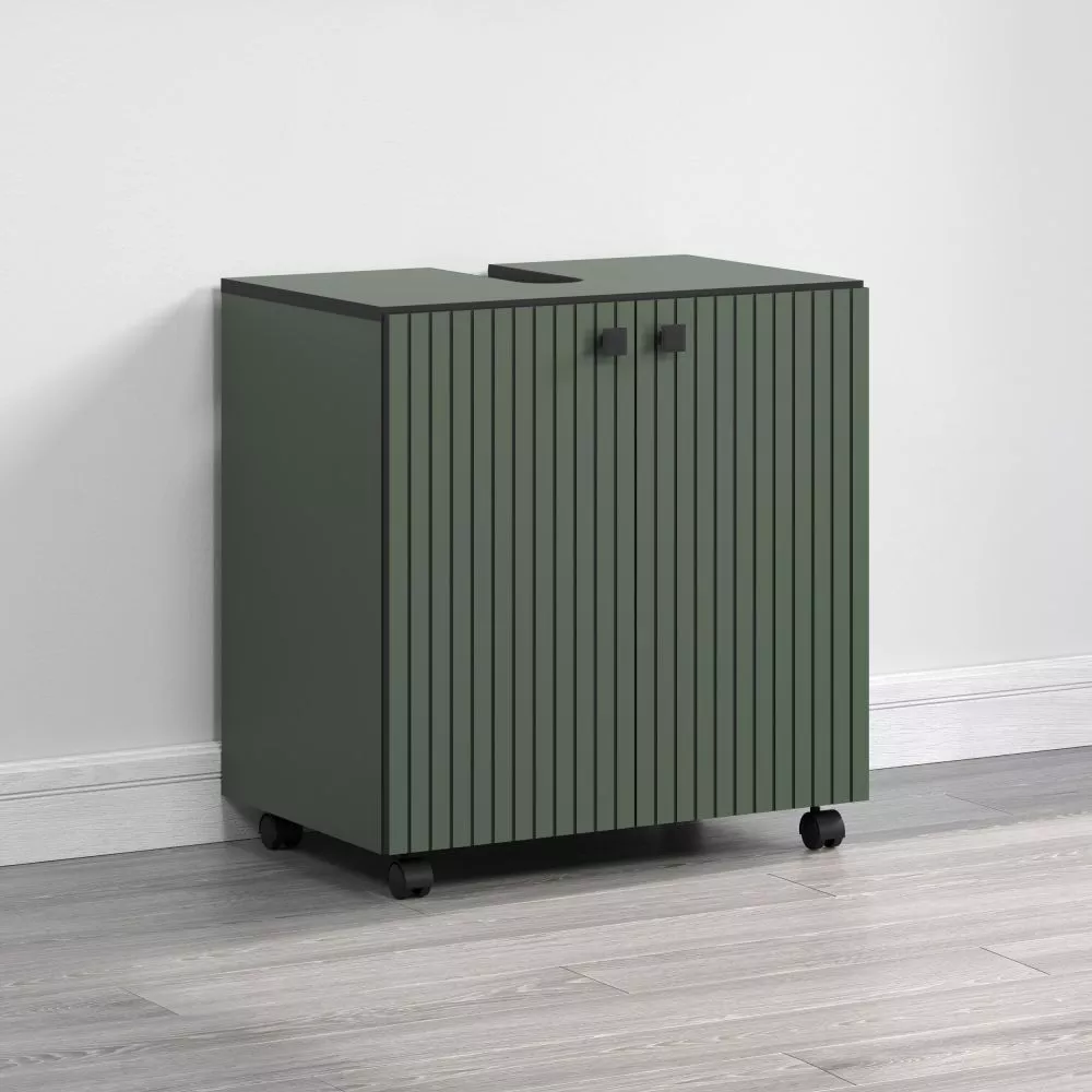 Vannas istabas skapītis Pure Green 303 · Zaļš · 60 × 64 × 42 cm