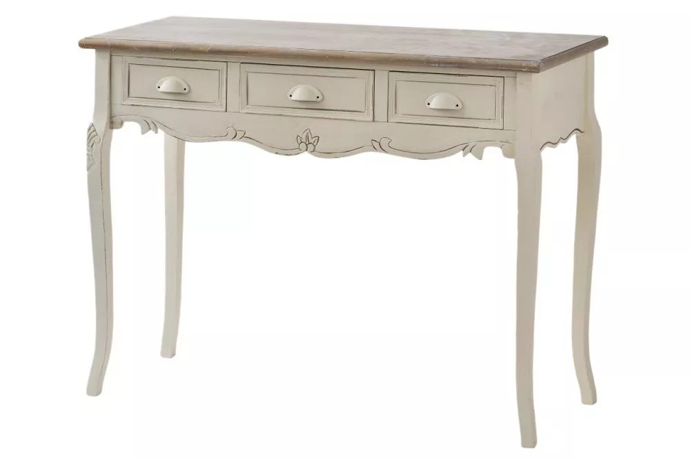 Kosmētikas galds Rimini RI017 · Krēma · 110 × 78 × 40 cm