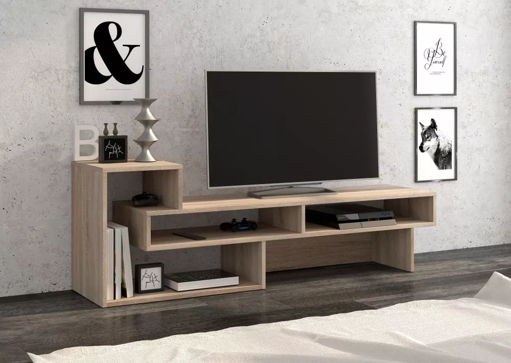 TV tumba Oregon Meblo · Sonoma · 145.5 × 35 × 48.4 cm