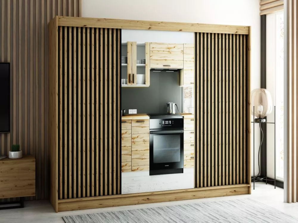 Skapis Lamelo 2 · 250 × 62 × 200 cm