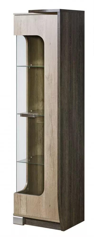 Sekcija Romero R2 ar LED · Arusha + ozols canyon · 50 × 46 × 192.5 cm