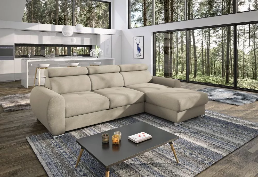 Dīvāns Sofia Comfort Standard · Bēšs · 176 × 266 × 87 cm