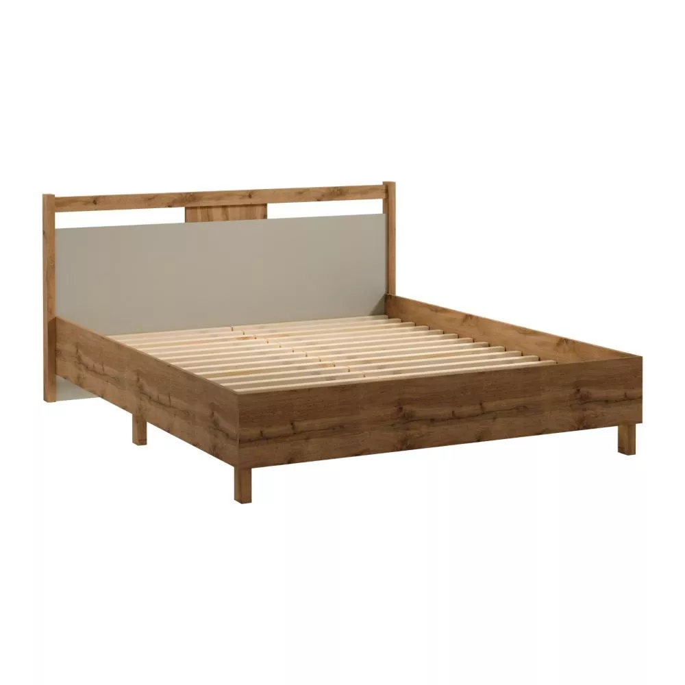 Gulta Indygo ar stelāžu Guļamvietas platums: 160 cm, Korpusa krāsa: ozols votāns, Guļamvietas garums: 200 cm, stelāžas t