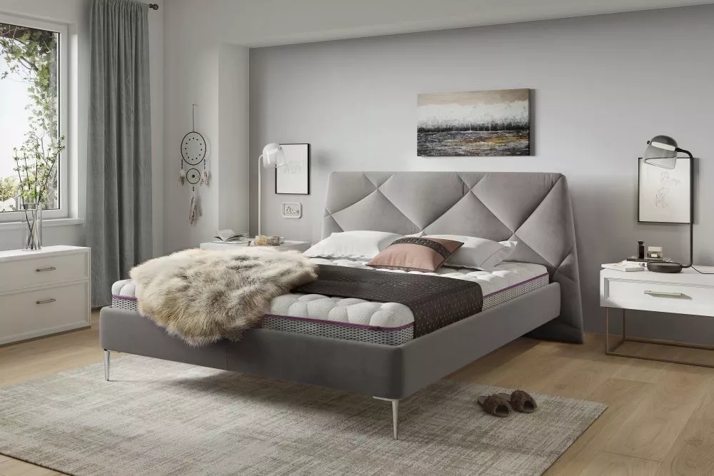 Gulta Davos Standard ar stelāžu Guļamvietas platums: 90 cm, Guļamvietas garums: 200 cm, stelāžas tips: Easypack, · Gaiši
