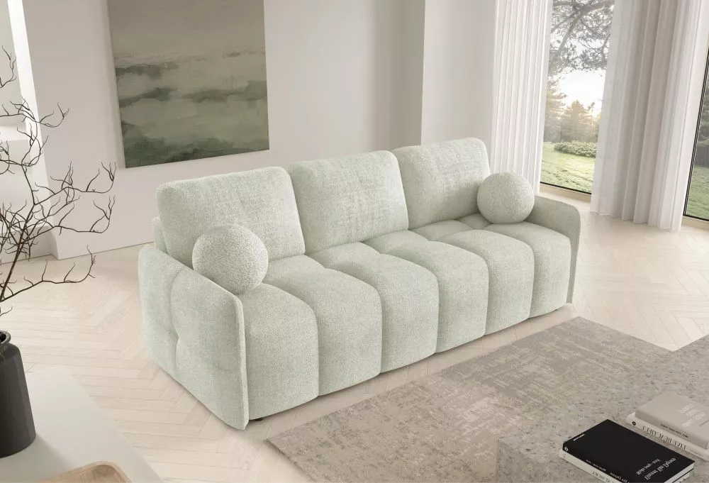 Dīvāns Emilie Premium standard · Krēms · 90 × 212 × 95 cm