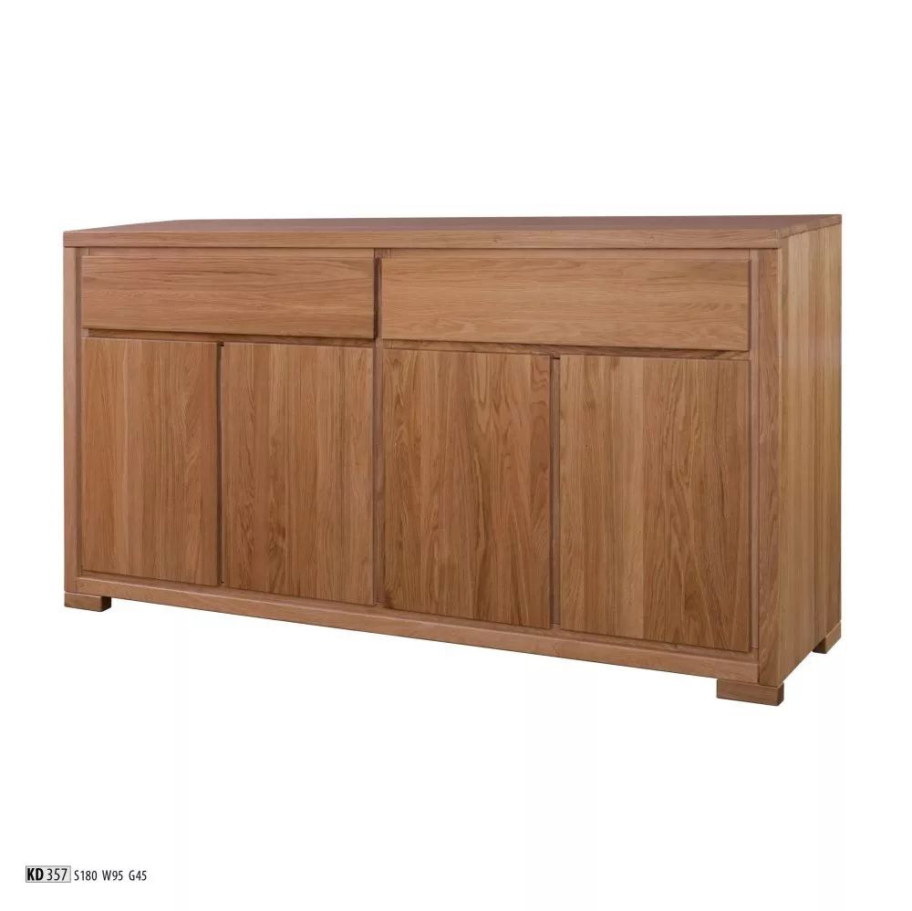 Kumode KD 357 · Tumšais ozols · 180 × 45 × 95 cm
