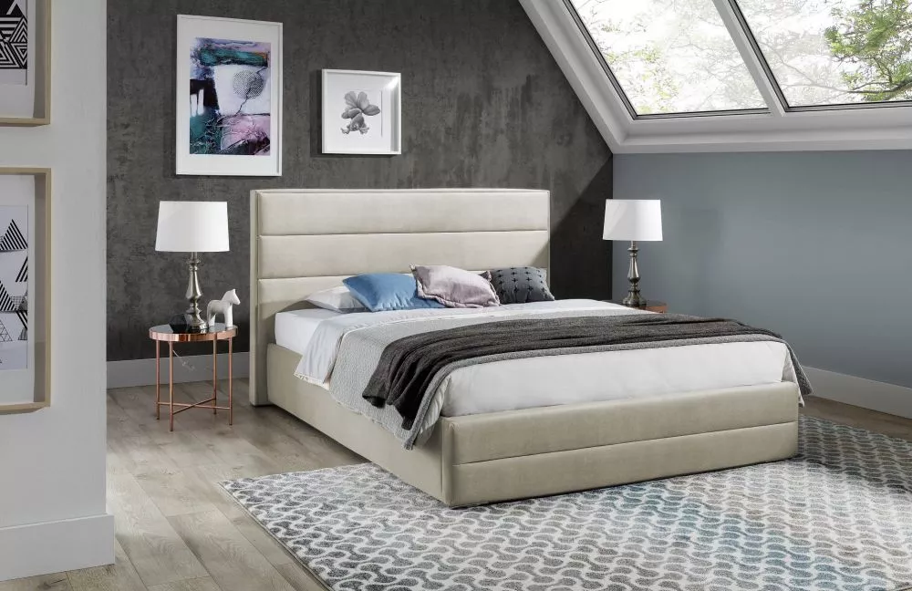 Gulta Tomek 111 Premium Standard ar stelāžu Guļamvietas platums: 180 cm, Guļamvietas garums: 200 cm, stelāžas tips: Elas