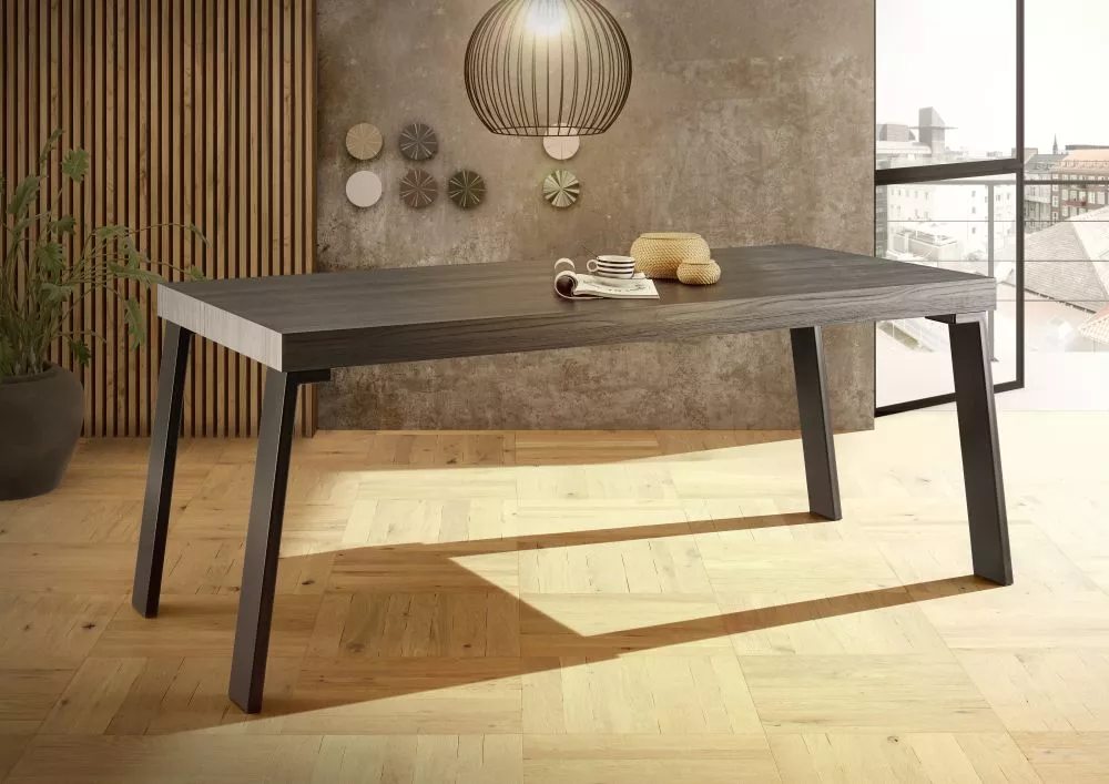Galds City 189 · Melns koks · 189 × 78 × 88 cm