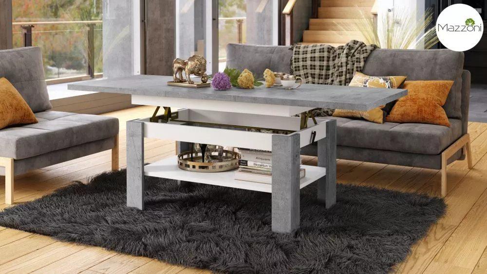 Žurnālgalds Rio Transformer Korpusa krāsa: betons, · 130 × 65 × 55 cm
