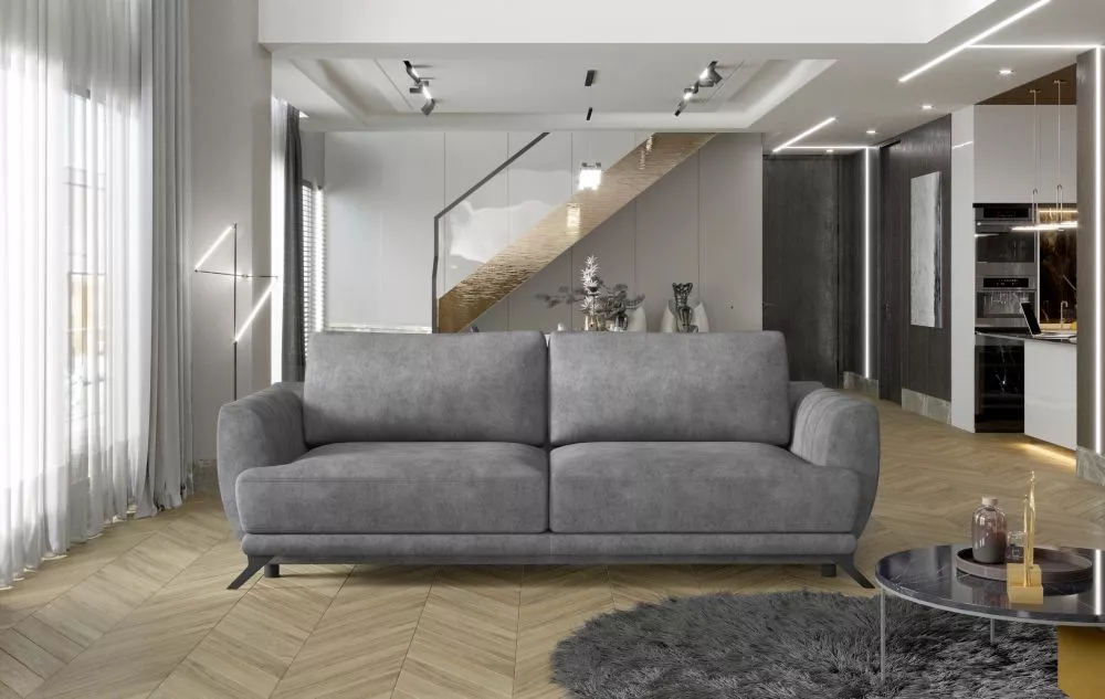 Dīvāns Megis Premium standard · Pelēks · 95 × 250 × 90 cm