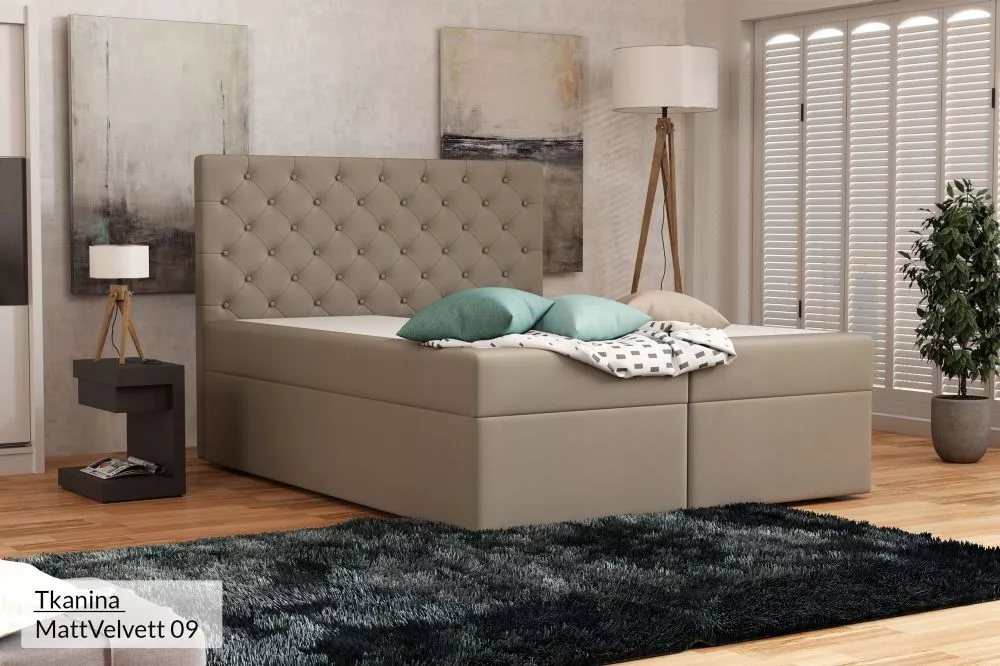 Gulta Alle Standard Guļamvietas platums: 120 cm, Guļamvietas garums: 200 cm, · Kapučino · 122 × 210 × 120 cm