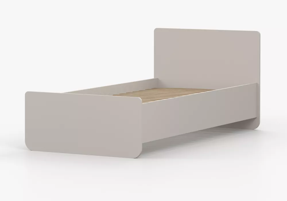 Gulta Mario 90x200 ar stelāžām Guļamvietas platums: 90 cm, Guļamvietas garums: 200 cm, stelāžas tips: koka, · Kašmira · 