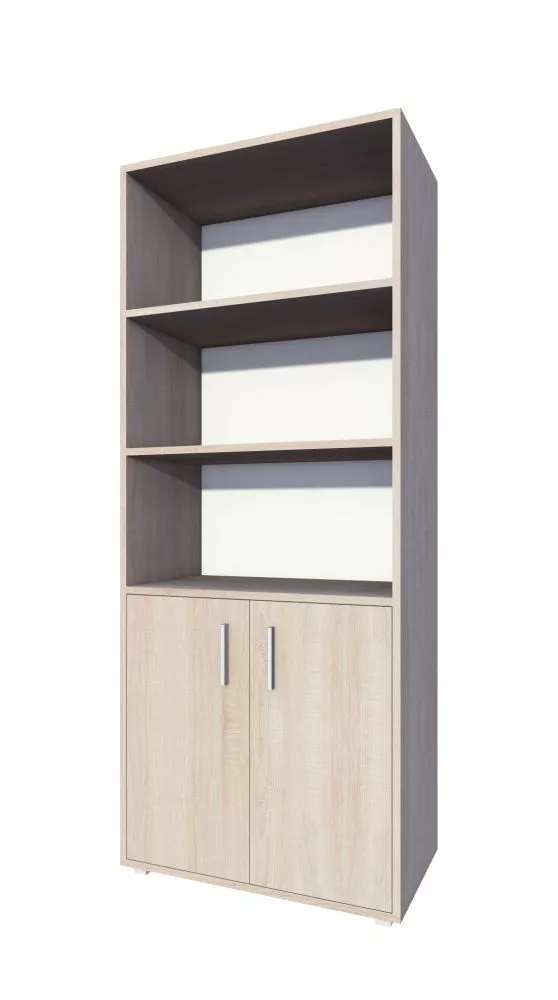 Plaukts Biurowy B-R6 · Ozols sonoma · 80 × 194 × 40 cm