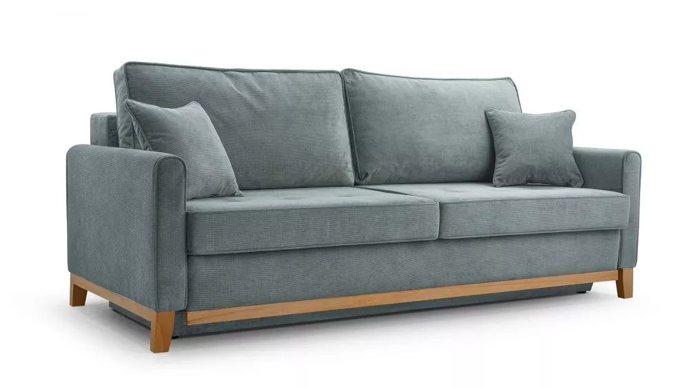 Dīvāns Aris Comfort Standard · Gaiši zils · 104 × 214 × 91 cm