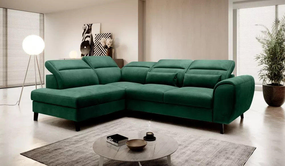 Dīvāns Noble Premium Standard · Zaļš · 201 × 255 × 83 cm