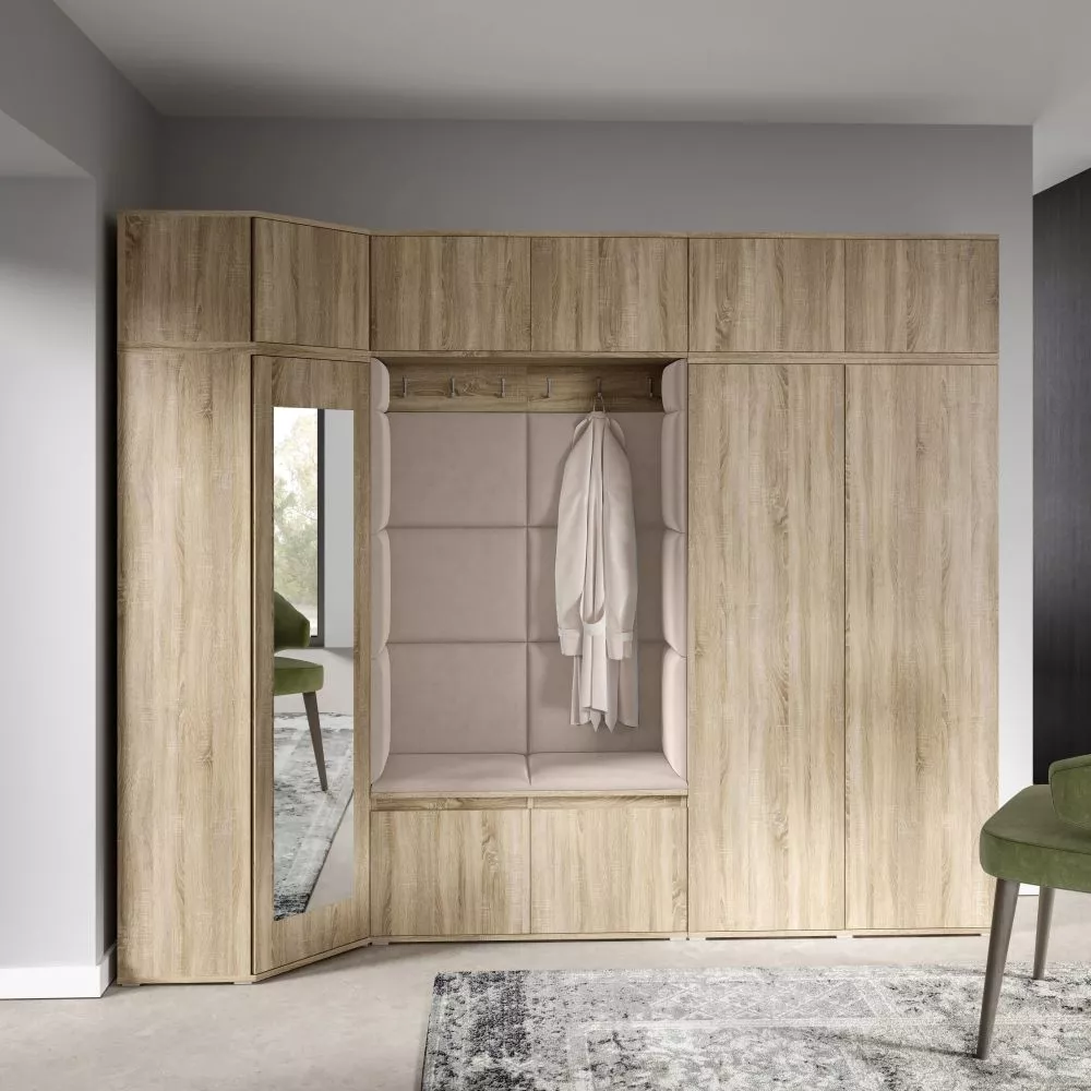 Apavu plaukts Emi 39 Trinity Korpusa krāsa: sonoma, · 260 × 225 × 70 cm
