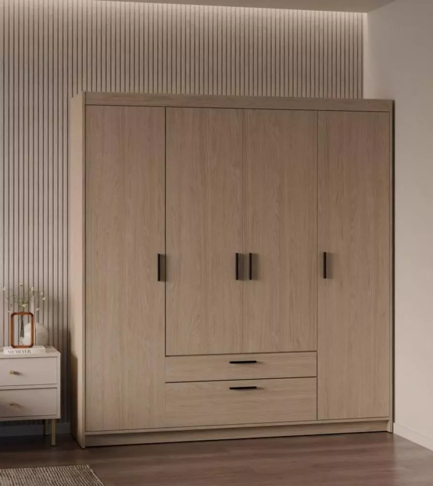 Skapis Elena 4D · Ozols · 176.3 × 53 × 190.5 cm