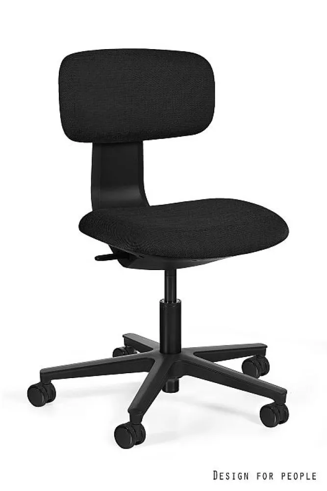 Datorkrēsls Robin Comfort Korpusa krāsa: melns, Elementu krāsa: melns, Sēdvietas platums: 42.5 cm, · 45.5 × 63 × 76 cm
